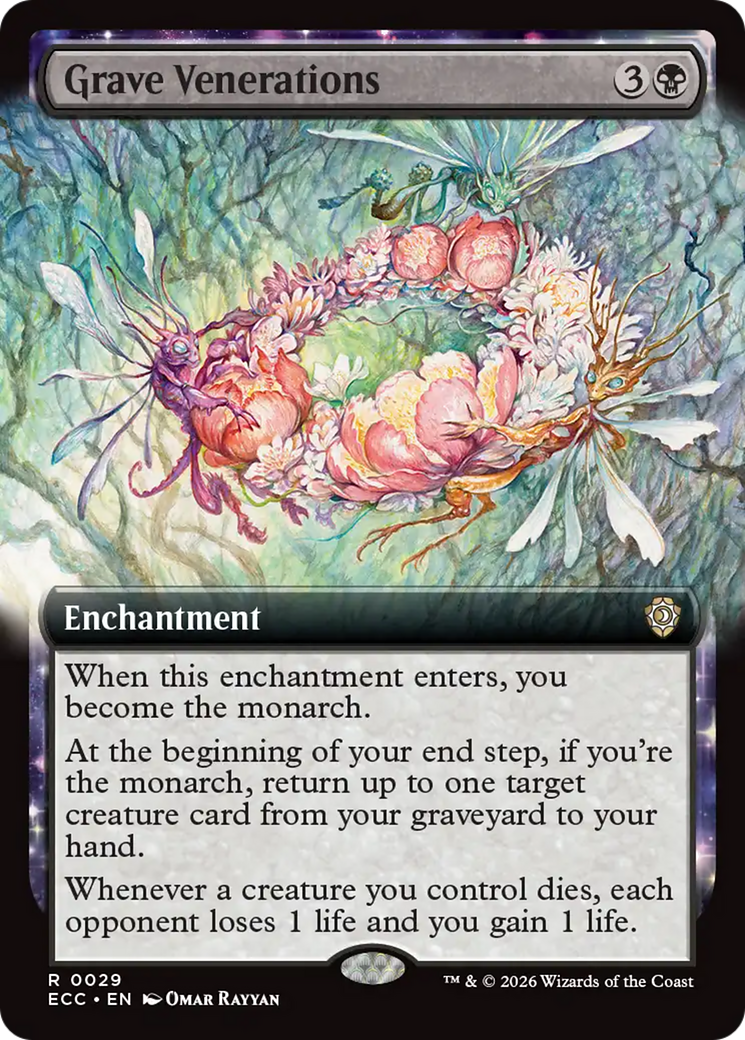 Grave Venerations (Extended Art) [Lorwyn Eclipsed Commander] | Gear Gaming Fayetteville