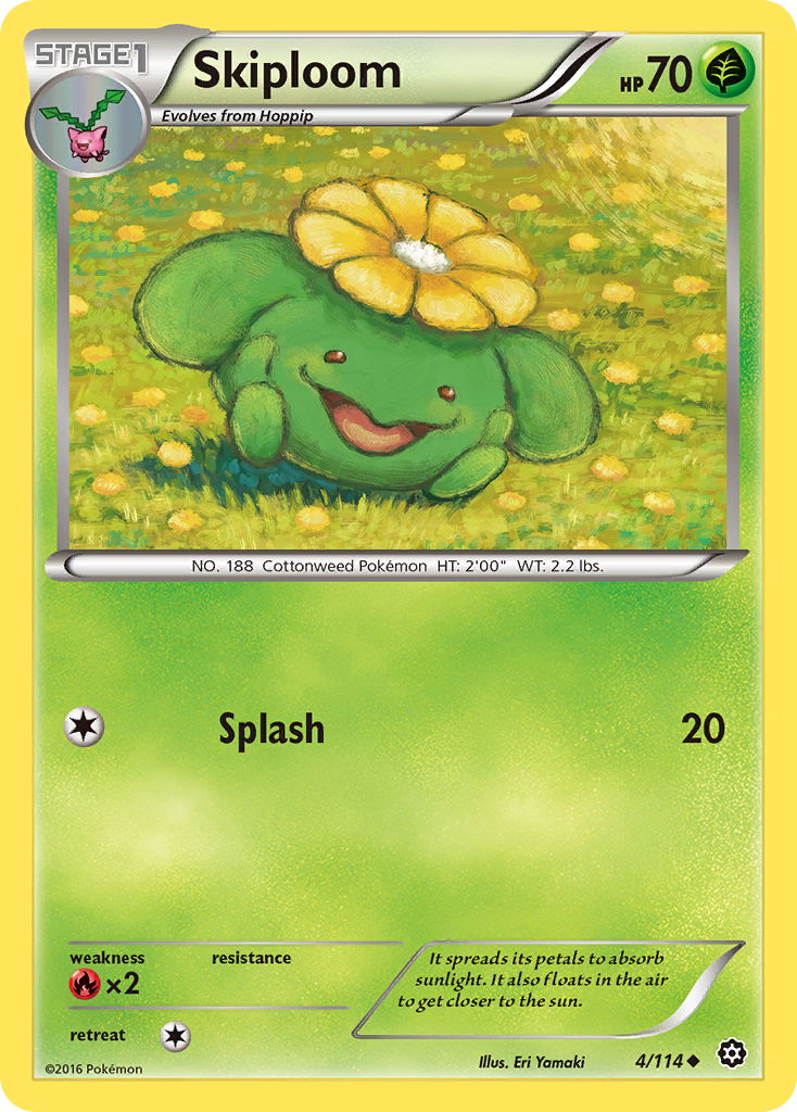 Skiploom (4/114) [XY: Steam Siege] | Gear Gaming Fayetteville