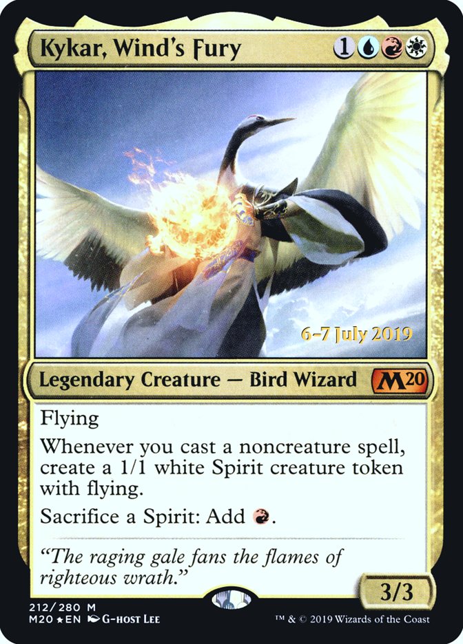 Kykar, Wind's Fury [Core Set 2020 Prerelease Promos] | Gear Gaming Fayetteville