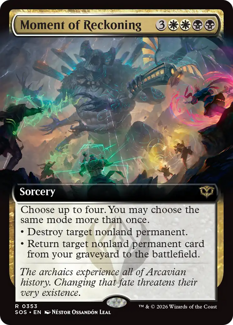 Moment of Reckoning (Extended Art) [Secrets of Strixhaven] | Gear Gaming Fayetteville