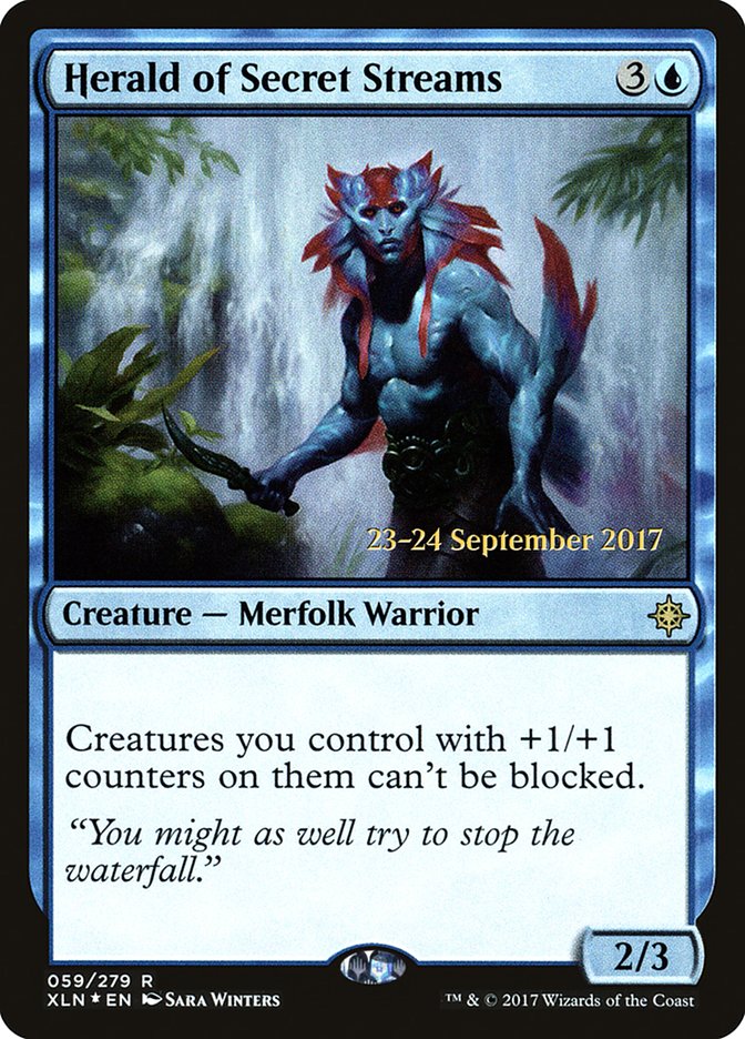 Herald of Secret Streams [Ixalan Prerelease Promos] | Gear Gaming Fayetteville