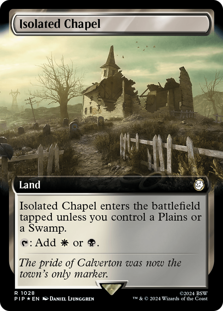 Isolated Chapel (Extended Art) (Surge Foil) [Fallout] | Gear Gaming Fayetteville