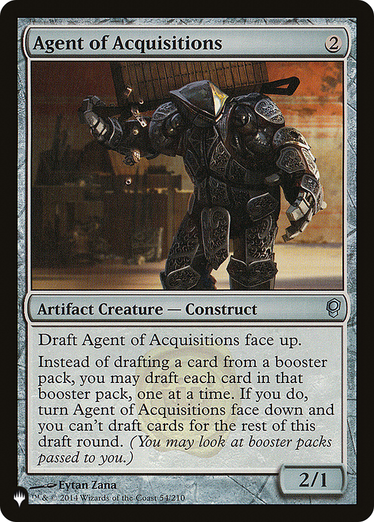 Agent of Acquisitions [The List Reprints] | Gear Gaming Fayetteville