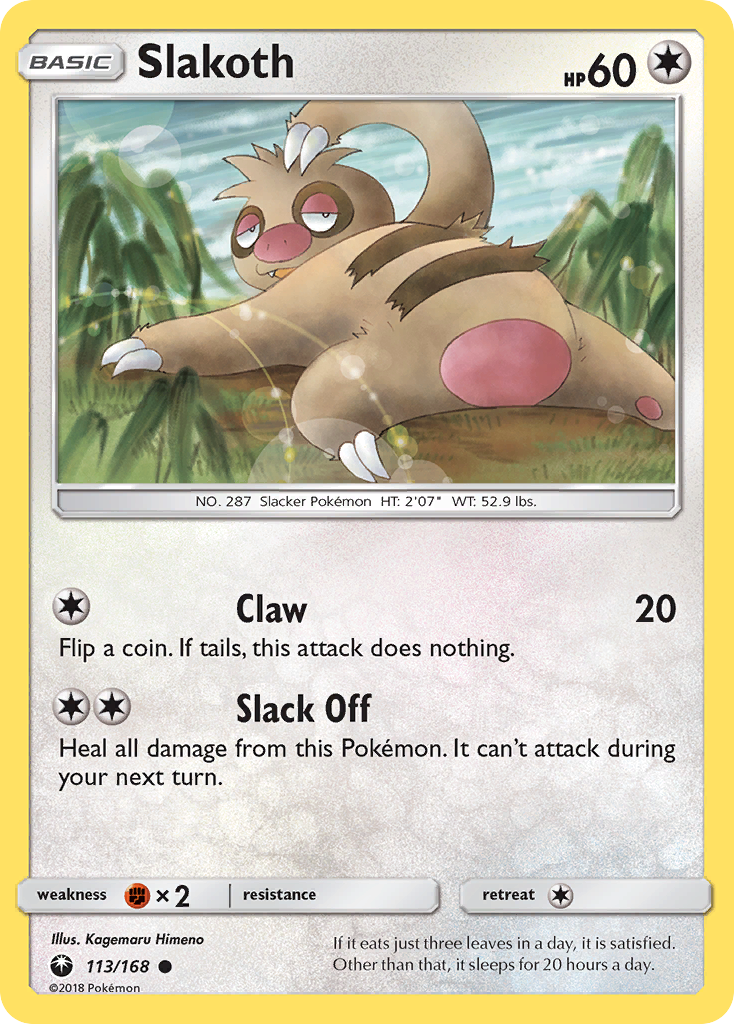 Slakoth (113/168) [Sun & Moon: Celestial Storm] | Gear Gaming Fayetteville