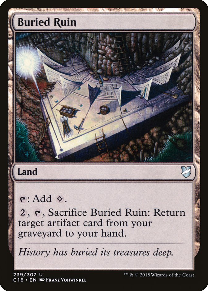 Buried Ruin [Commander 2018] | Gear Gaming Fayetteville