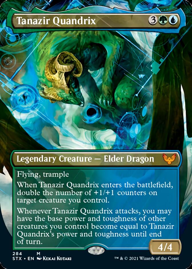 Tanazir Quandrix (Borderless Alternate Art) [Strixhaven: School of Mages] | Gear Gaming Fayetteville