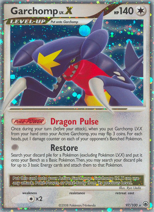 Garchomp LV.X (97/100) [Diamond & Pearl: Majestic Dawn] | Gear Gaming Fayetteville
