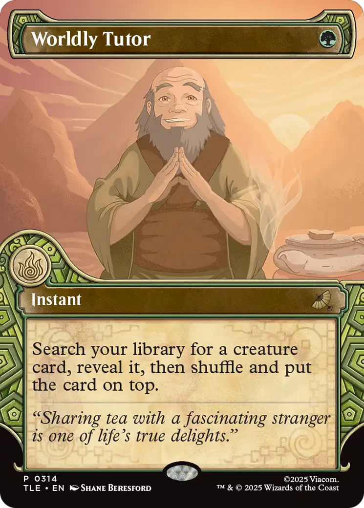Worldly Tutor (Showcase) [Avatar: The Last Airbender: Eternal-Legal] | Gear Gaming Fayetteville