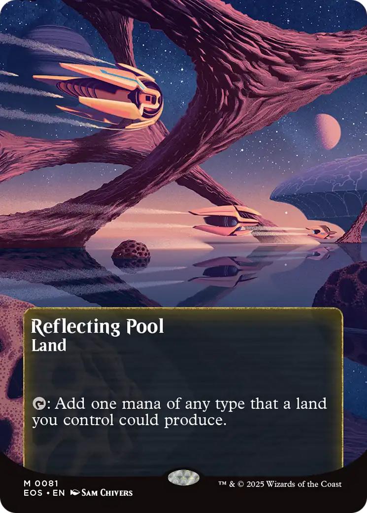 Reflecting Pool (0081) (Borderless) [Edge of Eternities: Stellar Sights] | Gear Gaming Fayetteville