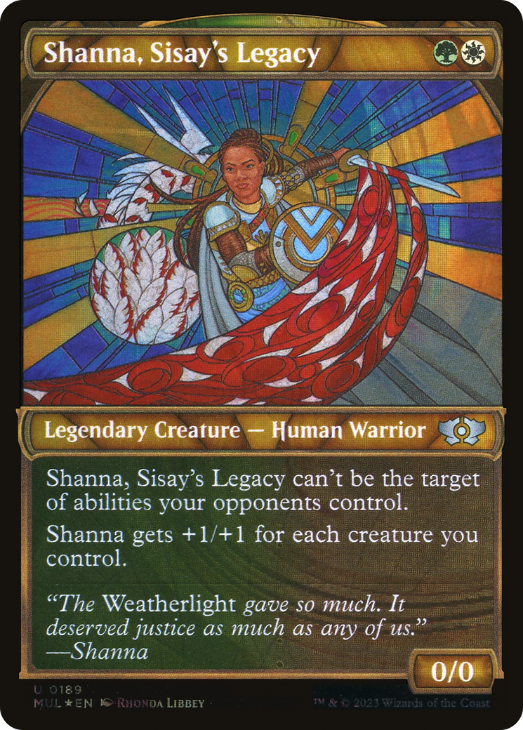 Shanna, Sisay's Legacy (Halo Foil) [Multiverse Legends] | Gear Gaming Fayetteville