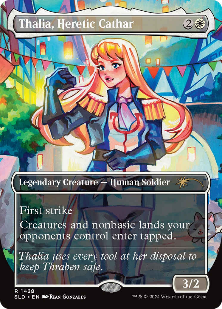 Thalia, Heretic Cathar (Rainbow Foil) [Secret Lair Drop Series] | Gear Gaming Fayetteville
