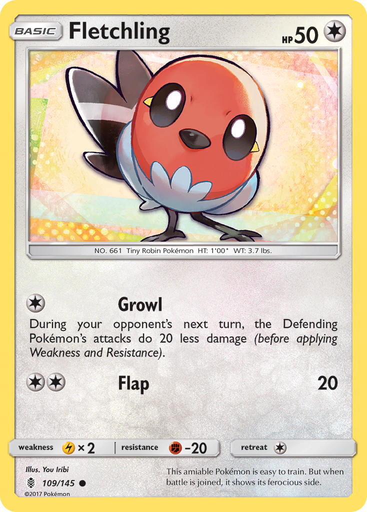 Fletchling (109/145) [Sun & Moon: Guardians Rising] | Gear Gaming Fayetteville