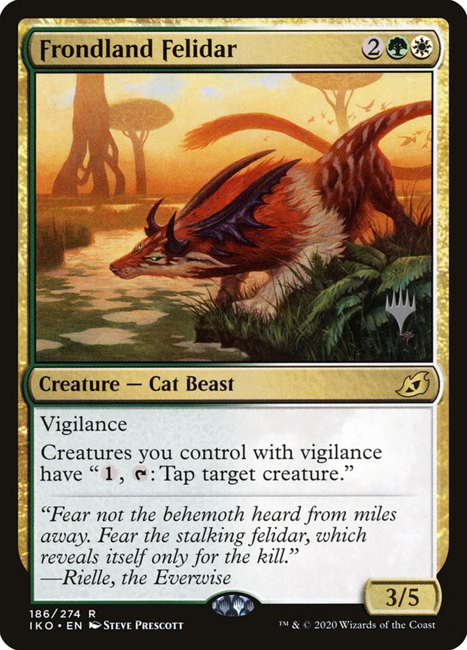 Frondland Felidar (Promo Pack) [Ikoria: Lair of Behemoths Promos] | Gear Gaming Fayetteville