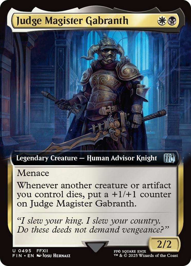 Judge Magister Gabranth (Extended Art) [FINAL FANTASY] | Gear Gaming Fayetteville