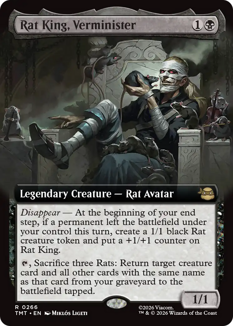 Rat King, Verminister (Extended Art) [Teenage Mutant Ninja Turtles] | Gear Gaming Fayetteville