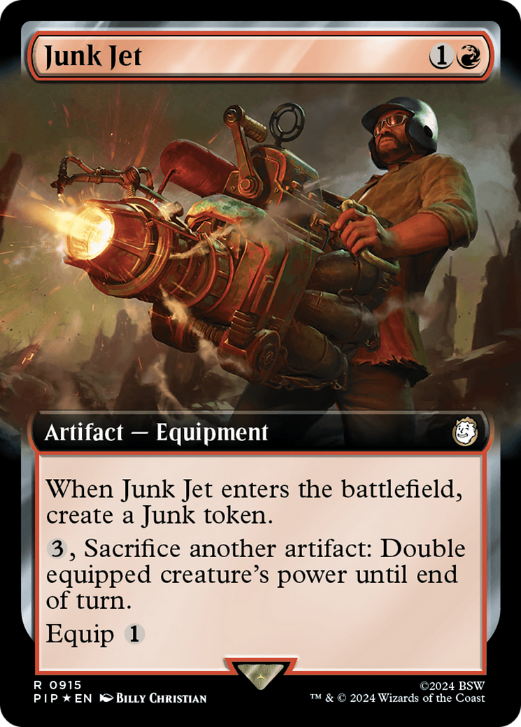 Junk Jet (Extended Art) (Surge Foil) [Fallout] | Gear Gaming Fayetteville