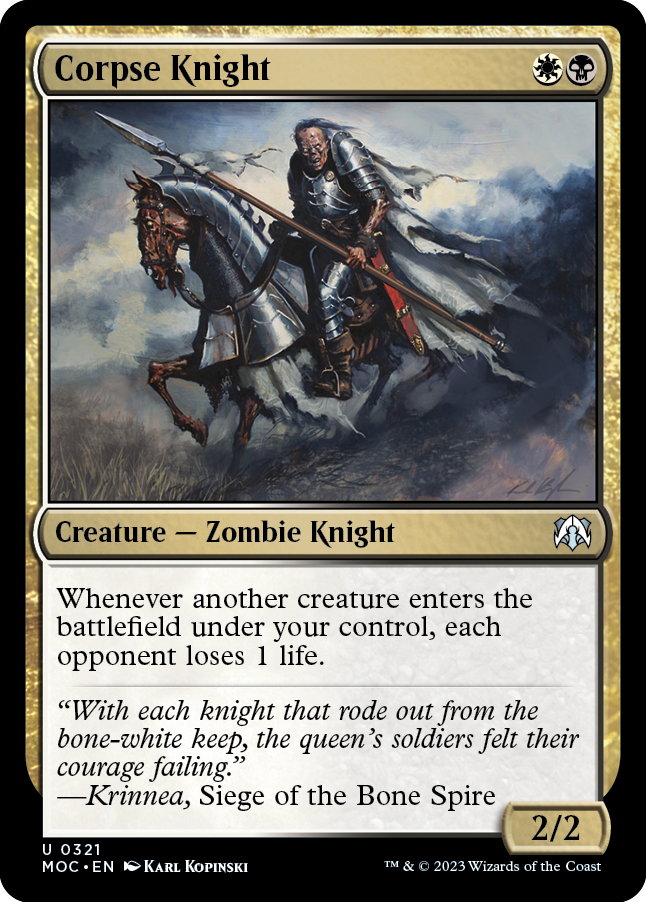 Corpse Knight [March of the Machine Commander] | Gear Gaming Fayetteville