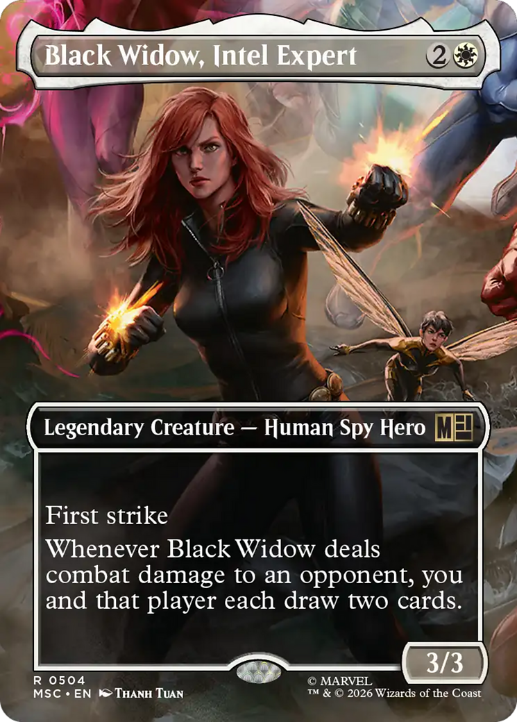 Black Widow, Intel Expert (Borderless) [Marvel Super Heroes Commander] | Gear Gaming Fayetteville