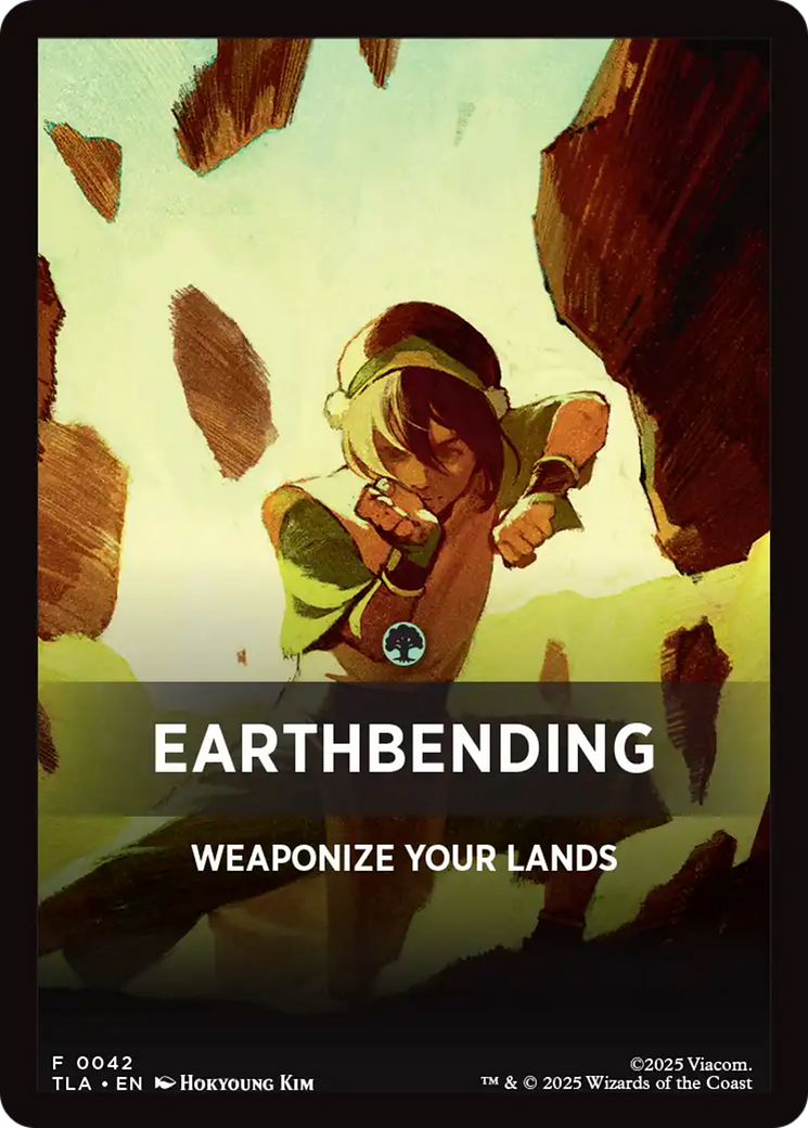 Earthbending Theme Card (0042) [Avatar: The Last Airbender Tokens] | Gear Gaming Fayetteville