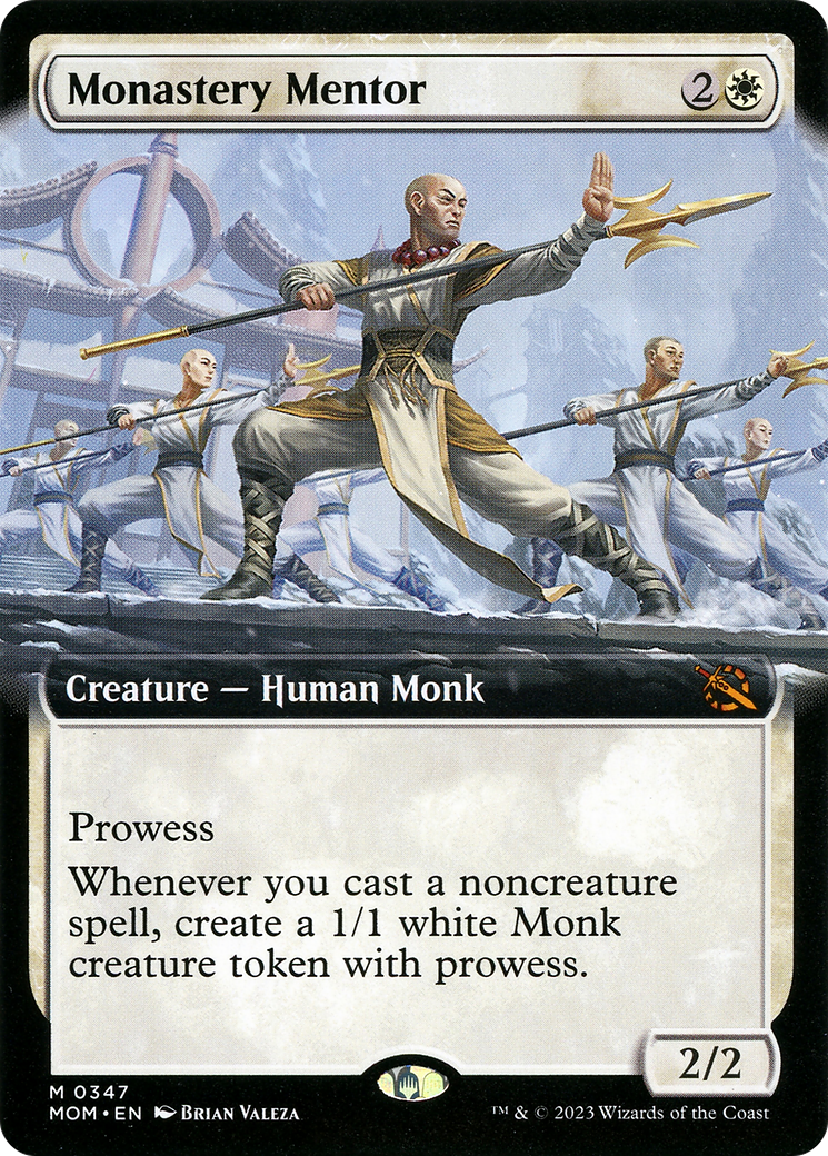 Monastery Mentor (Extended Art) [March of the Machine] | Gear Gaming Fayetteville