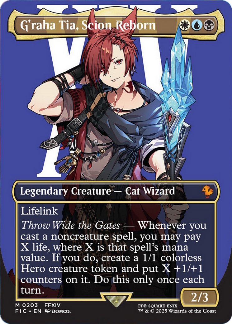 G'raha Tia, Scion Reborn (Borderless) [FINAL FANTASY Commander] | Gear Gaming Fayetteville