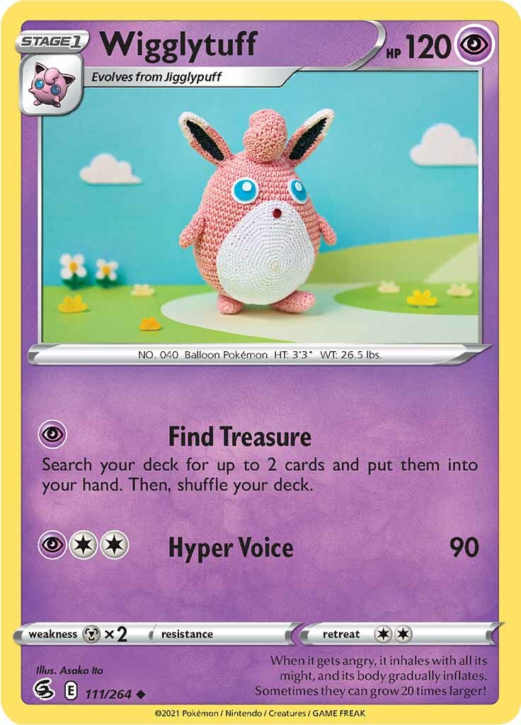 Wigglytuff (111/264) [Sword & Shield: Fusion Strike] | Gear Gaming Fayetteville