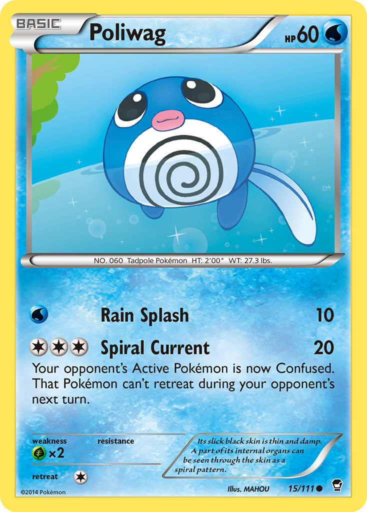 Poliwag (15/111) [XY: Furious Fists] | Gear Gaming Fayetteville