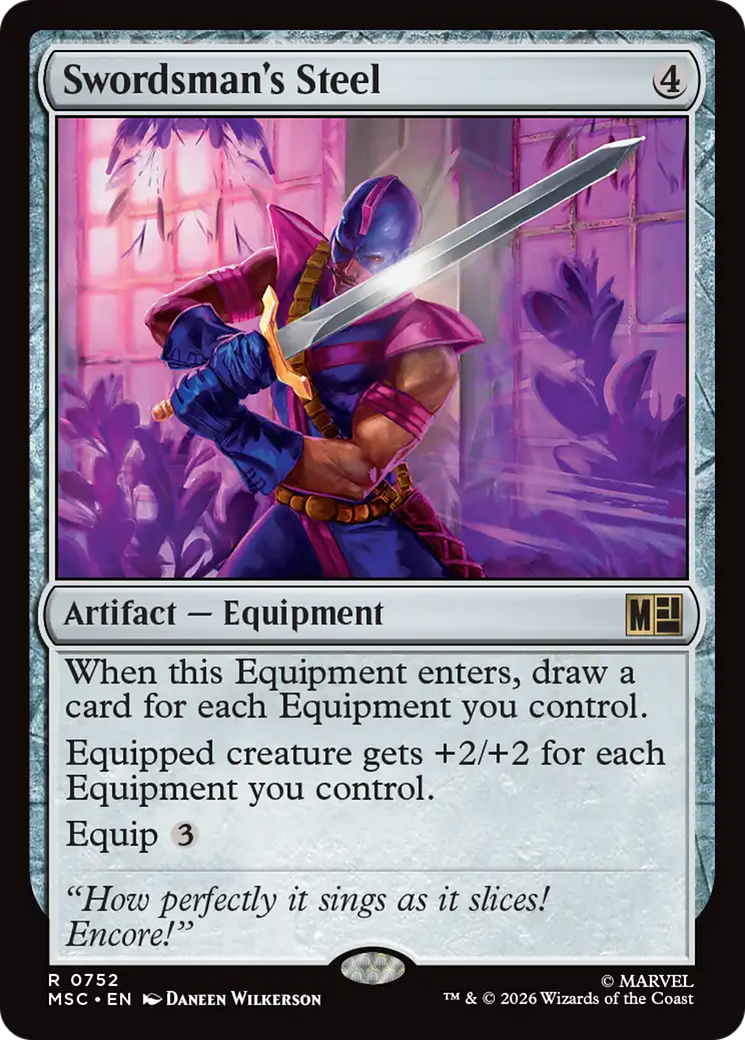Swordsman's Steel [Marvel Super Heroes Commander] | Gear Gaming Fayetteville