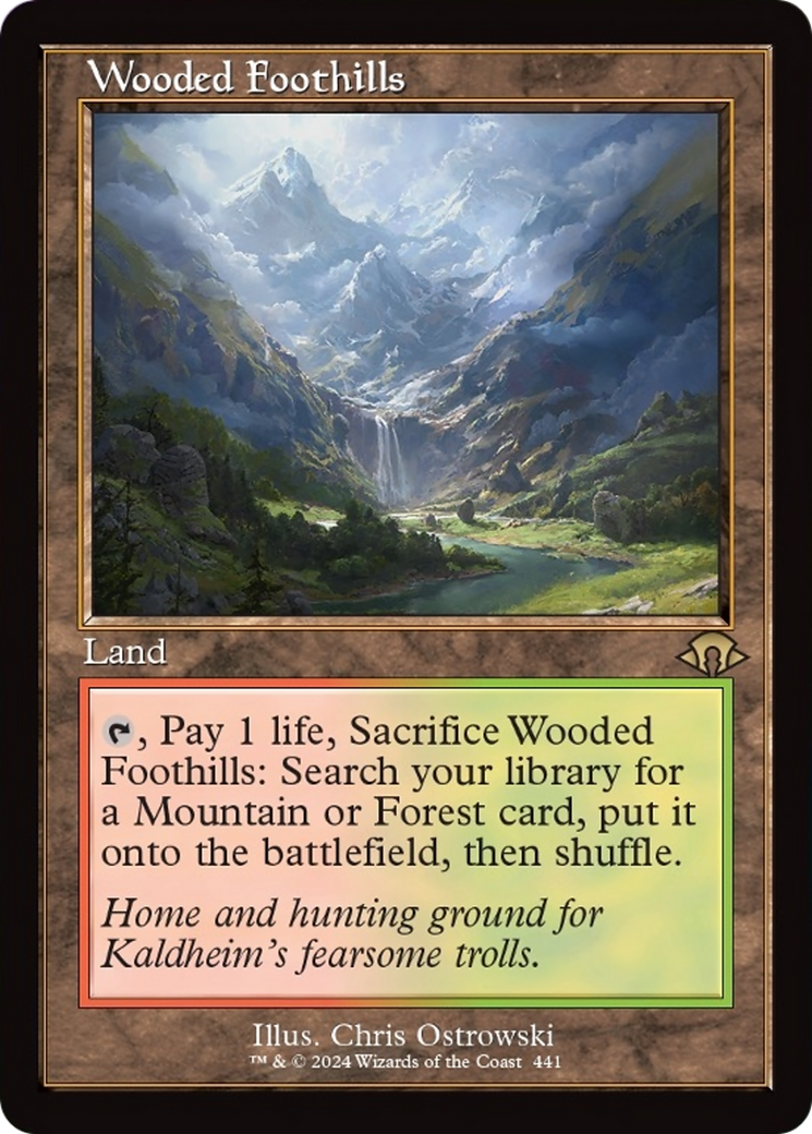 Wooded Foothills (Retro) [Modern Horizons 3] | Gear Gaming Fayetteville