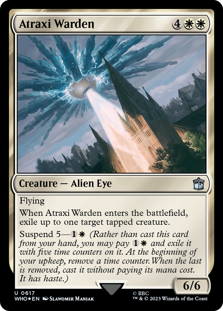 Atraxi Warden (Surge Foil) [Doctor Who] | Gear Gaming Fayetteville