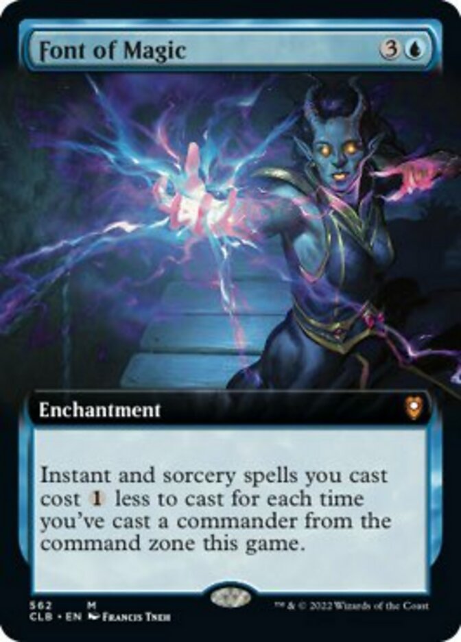 Font of Magic (Extended Art) [Commander Legends: Battle for Baldur's Gate] | Gear Gaming Fayetteville