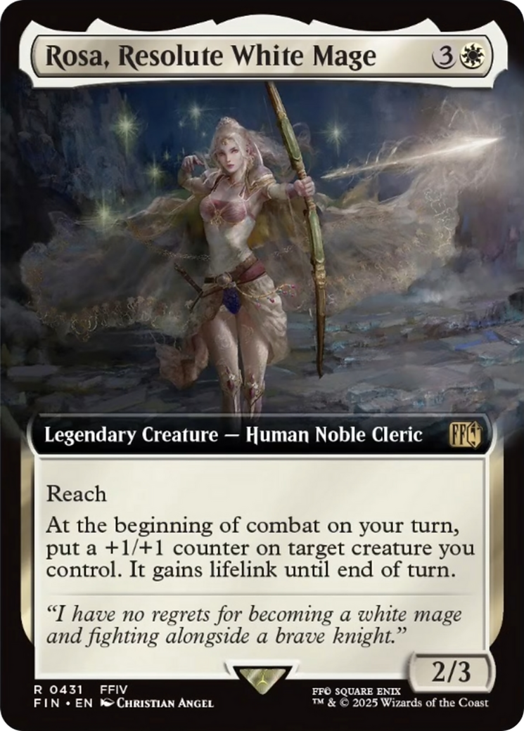 Rosa, Resolute White Mage (Extended Art) [FINAL FANTASY] | Gear Gaming Fayetteville