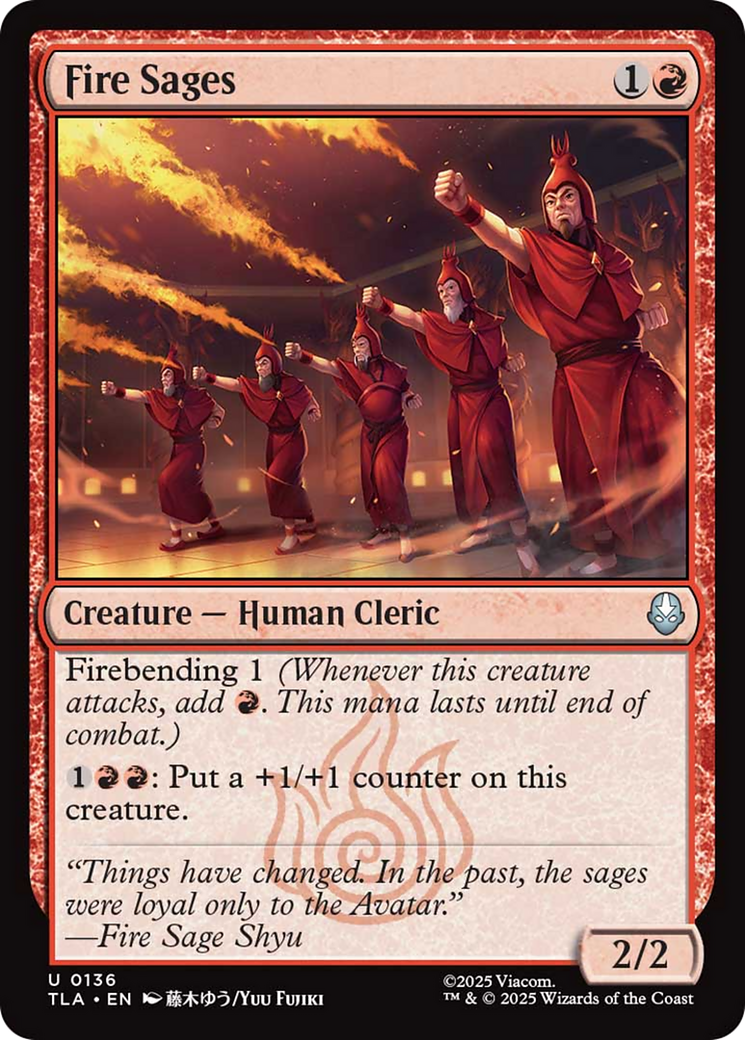 Fire Sages [Avatar: The Last Airbender] | Gear Gaming Fayetteville
