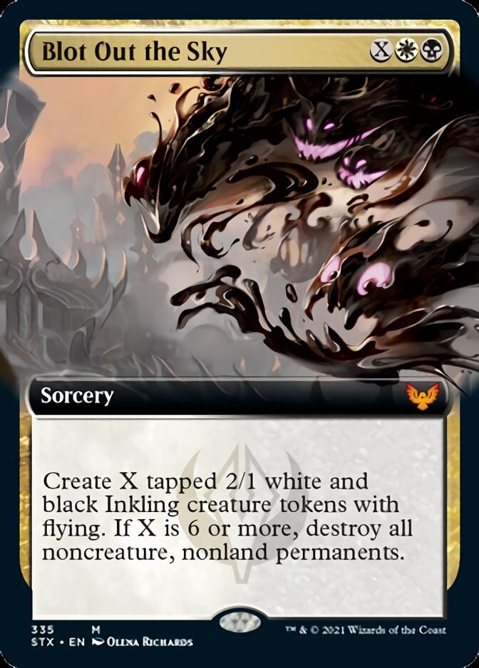 Blot Out the Sky (Extended Art) [Strixhaven: School of Mages] | Gear Gaming Fayetteville