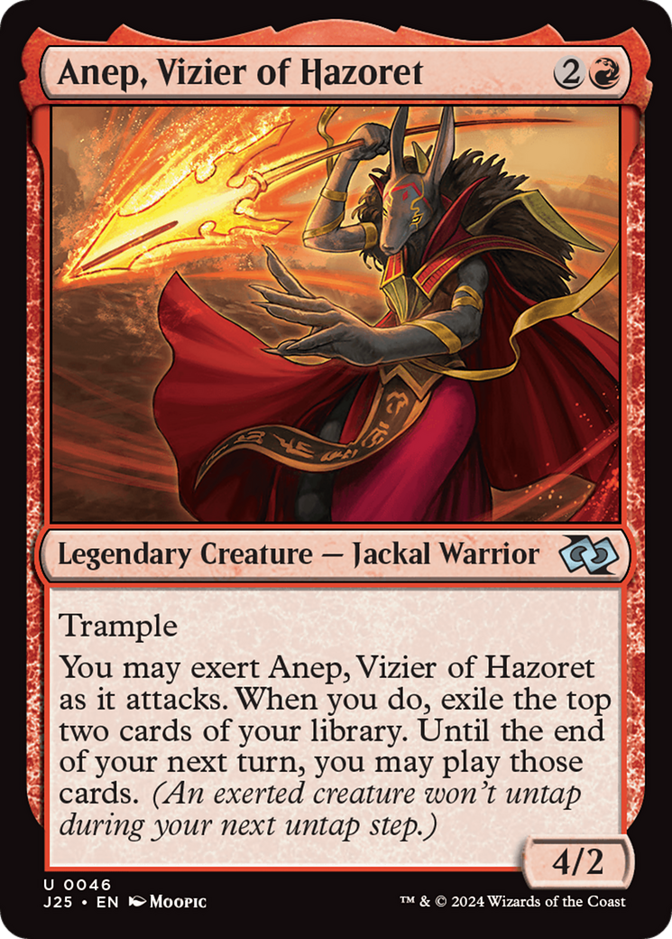 Anep, Vizier of Hazoret (Anime) [Foundations Jumpstart] | Gear Gaming Fayetteville