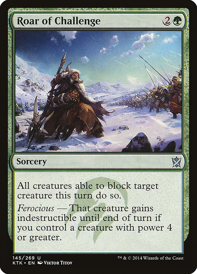 Roar of Challenge [Khans of Tarkir] | Gear Gaming Fayetteville