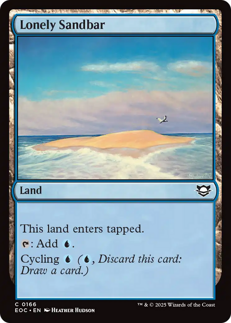 Lonely Sandbar [Edge of Eternities Commander] | Gear Gaming Fayetteville