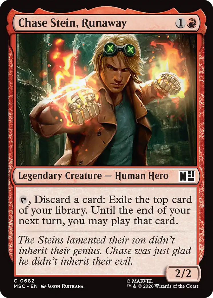 Chase Stein, Runaway [Marvel Super Heroes Commander] | Gear Gaming Fayetteville