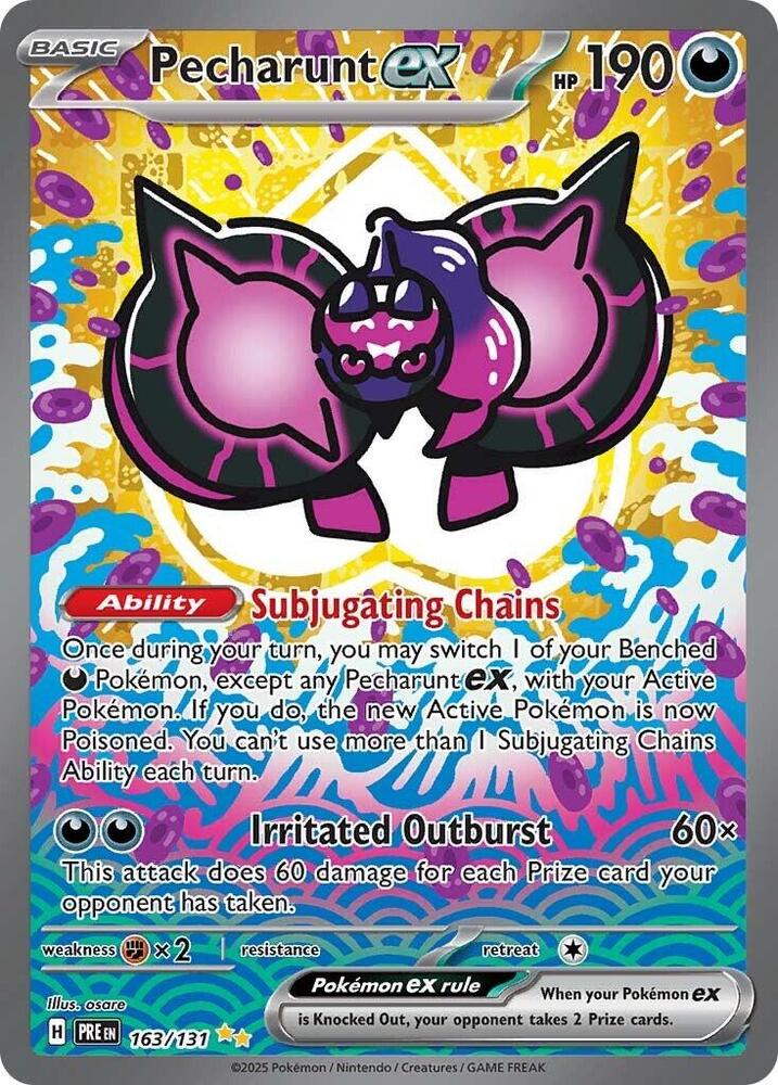 Pecharunt ex (163/131) [Scarlet & Violet: Prismatic Evolutions] | Gear Gaming Fayetteville