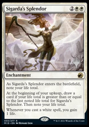 Sigarda's Splendor (Promo Pack) [Innistrad: Midnight Hunt Promos] | Gear Gaming Fayetteville