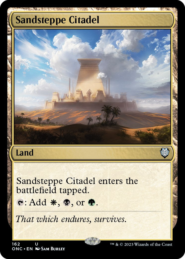 Sandsteppe Citadel [Phyrexia: All Will Be One Commander] | Gear Gaming Fayetteville