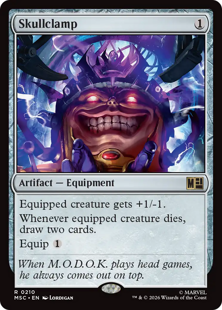 Skullclamp (Surge Foil) [Marvel Super Heroes Commander] | Gear Gaming Fayetteville