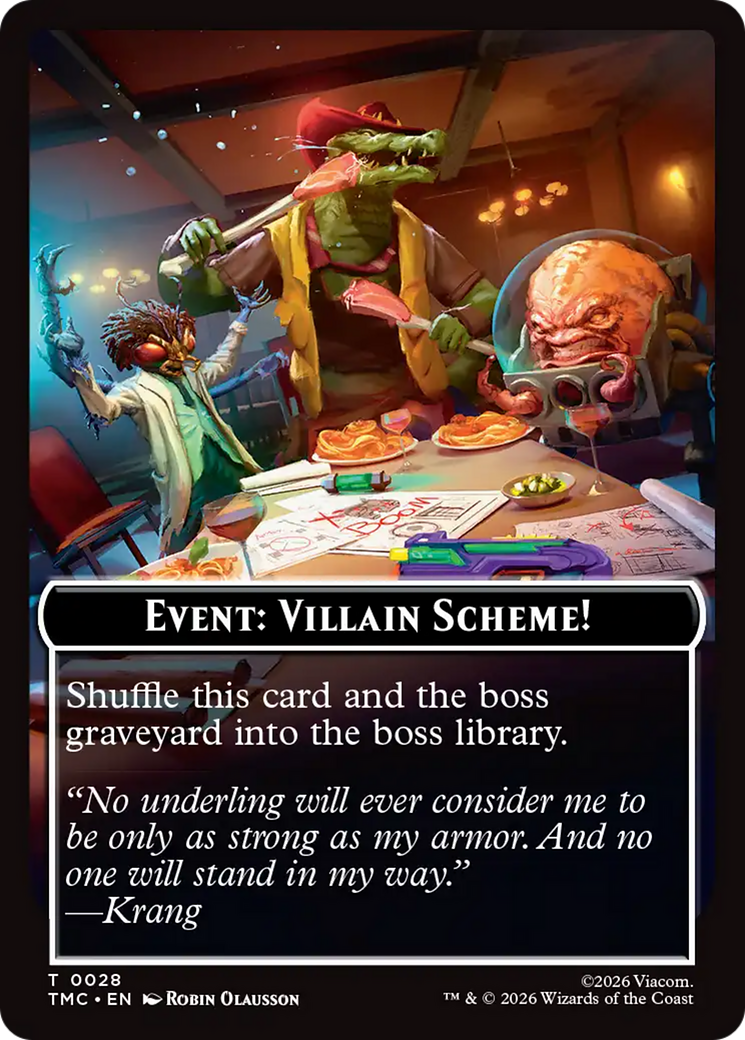 Event: Villain Scheme! [Teenage Mutant Ninja Turtles Commander Tokens] | Gear Gaming Fayetteville