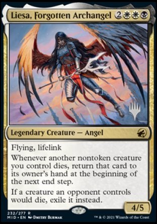 Liesa, Forgotten Archangel (Promo Pack) [Innistrad: Midnight Hunt Promos] | Gear Gaming Fayetteville