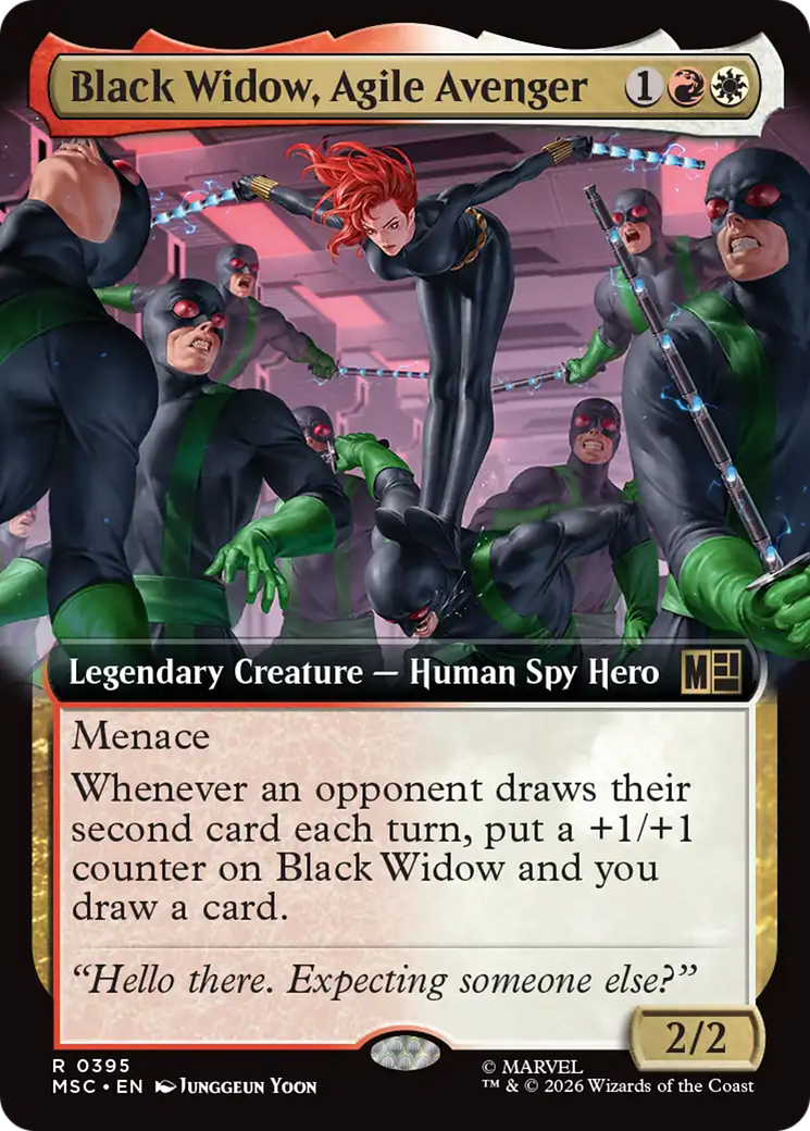 Black Widow, Agile Avenger (Extended Art) [Marvel Super Heroes Commander] | Gear Gaming Fayetteville