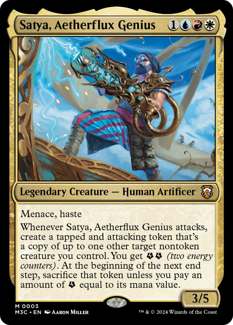 Satya, Aetherflux Genius [Modern Horizons 3 Commander] | Gear Gaming Fayetteville