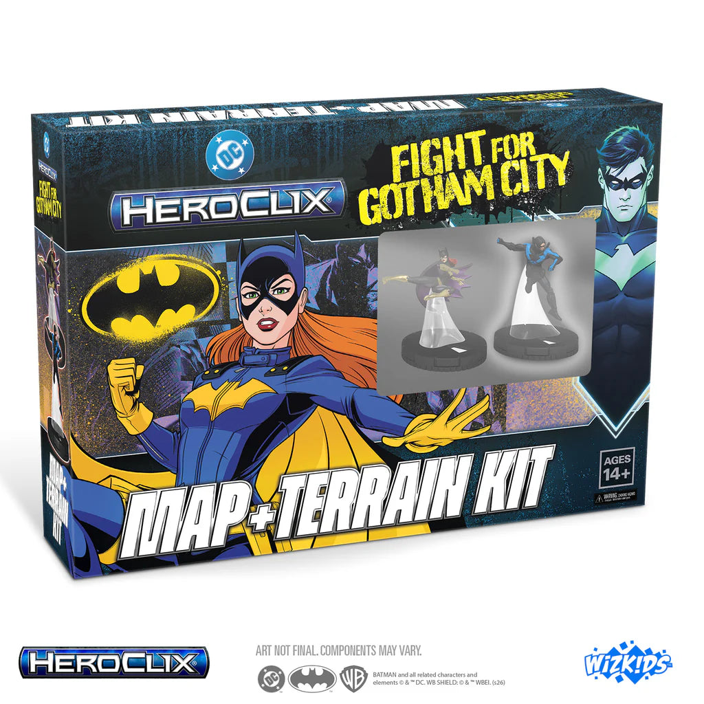 DC HeroClix: Fight for Gotham City Map and Terrain Kit | Gear Gaming Fayetteville