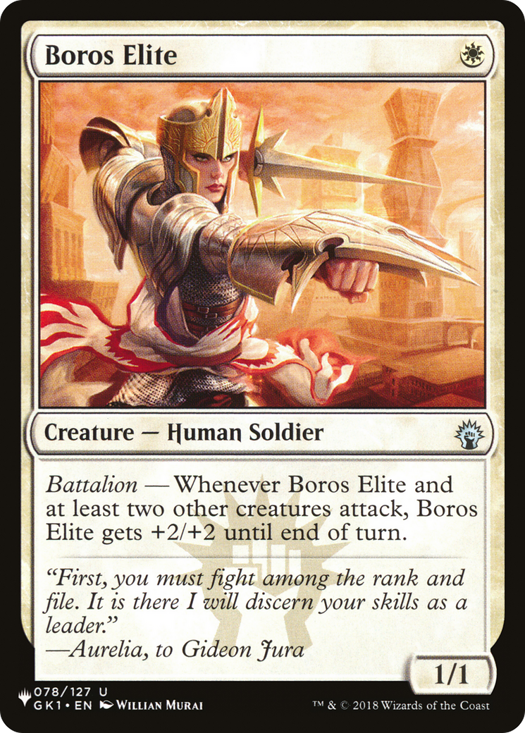 Boros Elite [The List Reprints] | Gear Gaming Fayetteville