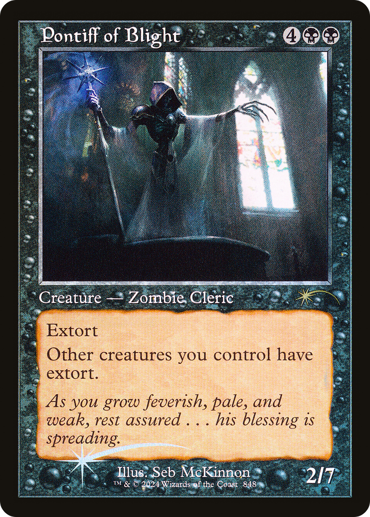 Pontiff of Blight (Retro Frame) [Secret Lair Drop Series] | Gear Gaming Fayetteville