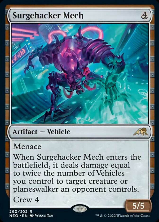 Surgehacker Mech [Kamigawa: Neon Dynasty] | Gear Gaming Fayetteville